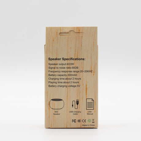 Wooden Mandela Effect Mini Speaker