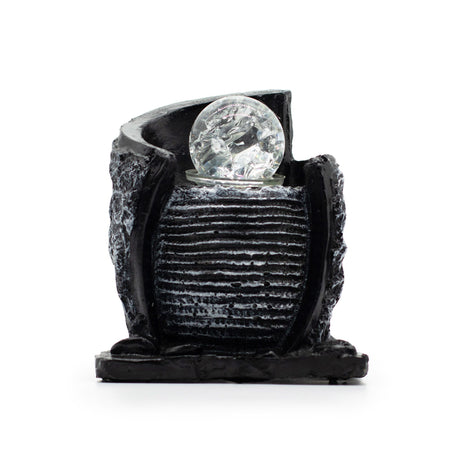 Tabletop Water Feature -15x13x20cm – Water Pot & Crystal Ball