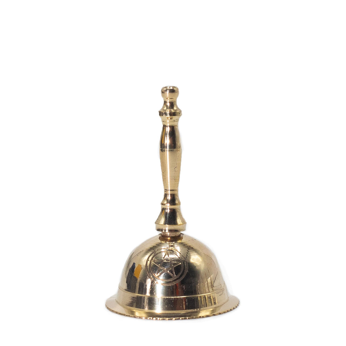 Solid Brass Altar Bell – Pentacle Moon Phases