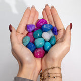 Опаковка с обработен смесен кварц с пукнатини - 1 кг (около 70 камъка)