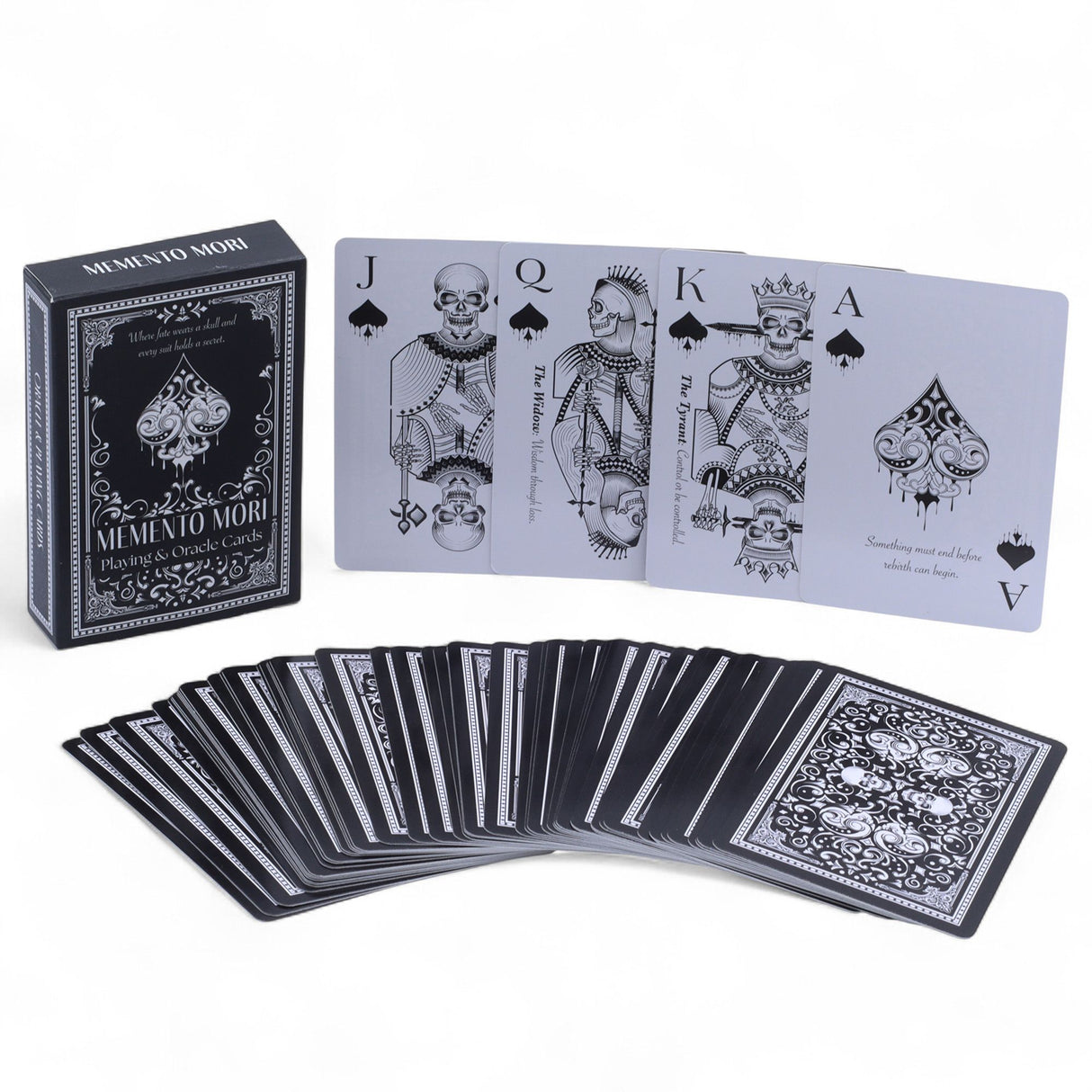 Cartes de Jeu et d'Oracle Gothiques Memento Mori