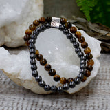 Tiger Eye Bracelet, Magnetic Gemstone Crystal
