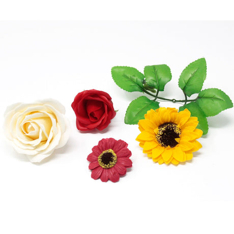 Grandes Roses de Savon – Rouge Lot de 10