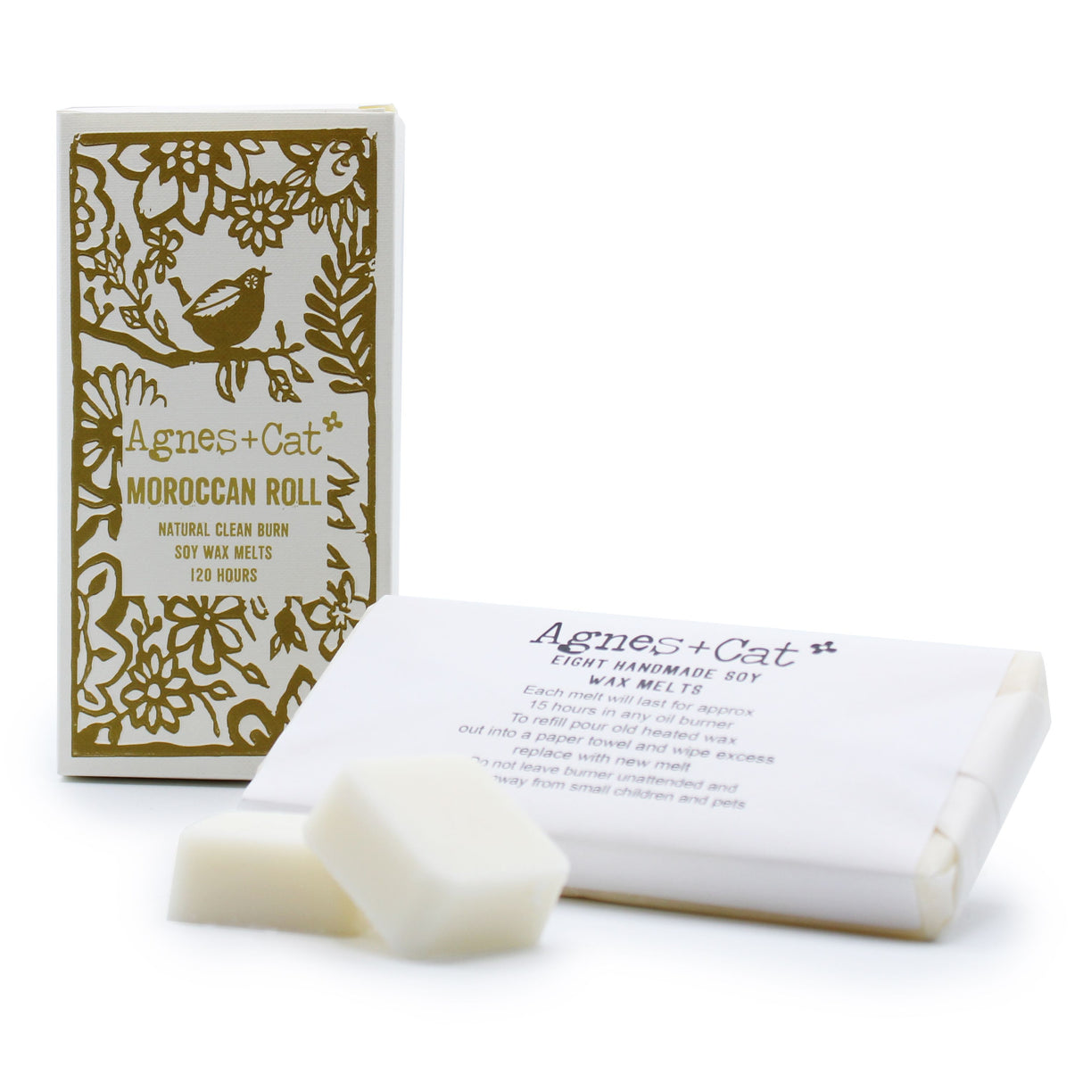 Agnes + Cat Box of 8 Wax Melts – Moroccan Roll