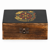 Medium Enamelled Box - Compass of Life