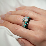 Nymph Spirit Gemstone Ring Set – Endless Ocean