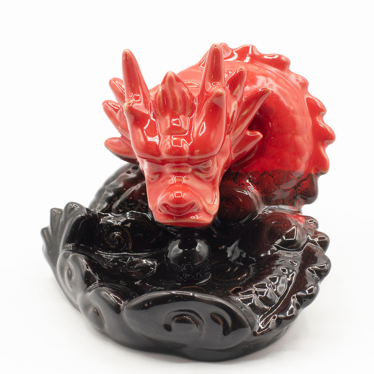 Backflow Incense Burner – Small Red Dragon