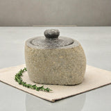 Natural Riverstone Grounding Pot – Small (approx 9x7cm)