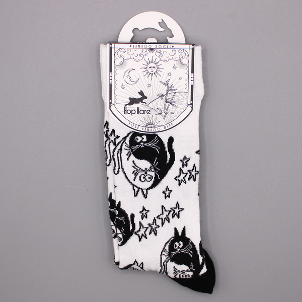 Hop Hare Bamboo Socks (36-40) - Ying Yang