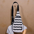 Jacquard prírodné tašky – Atlas Nomad – crossbody taška