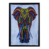 Elephant Wall Art, Handbrushed Cotton