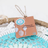 Dream Catcher Pink Double Heart Feather Free