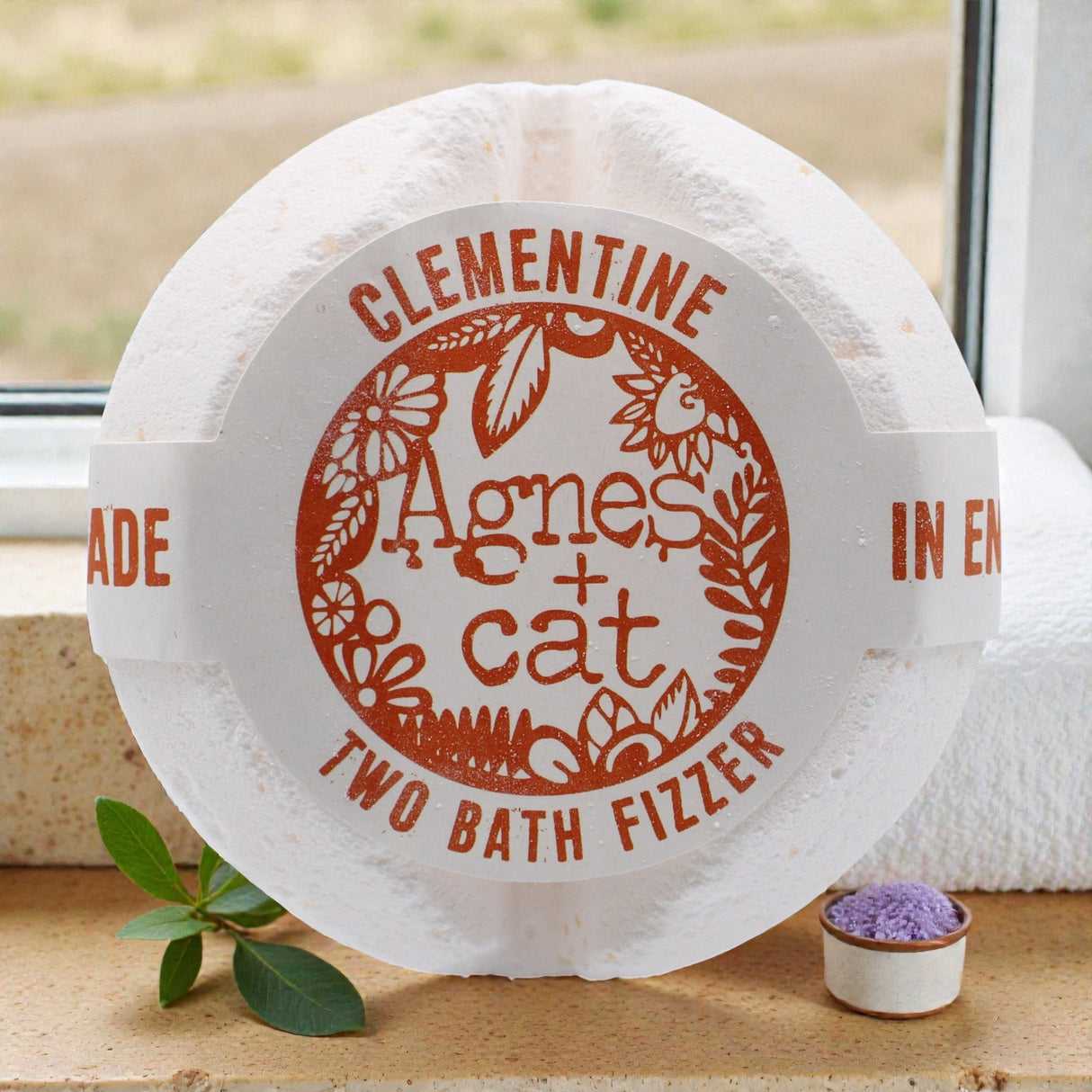 Agnes + Cat Bath Fizzer – Clementine, Soaps
