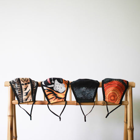 Stoffmaske mit Filter, Tigerprint, für Erwachsene