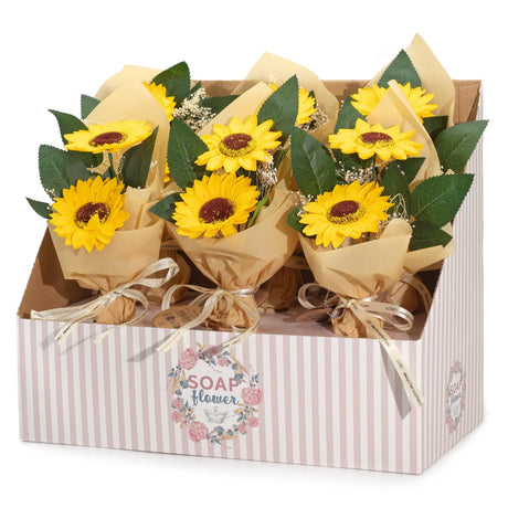 Sæbeblomst – To solsikkebuketter