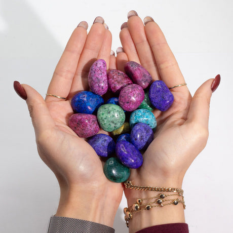 Bulk Treated Indian Dalmatian- 1kg (approx. 70 stones)