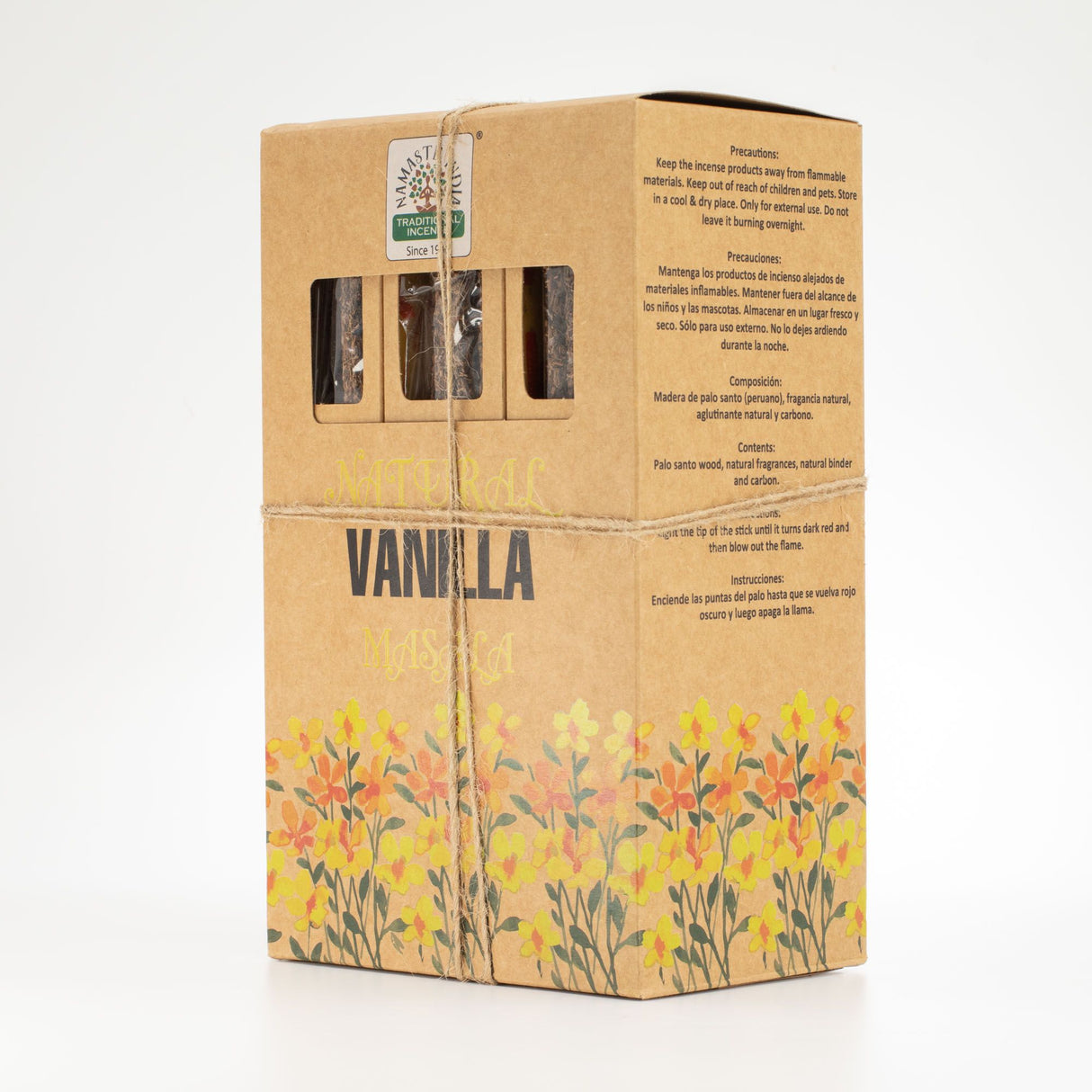 Natural Botanical Masala Incense – Vanilla