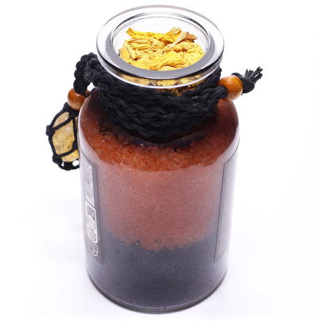 Forntida häxbadsspellotion & citrinkristallamulet – Framgång