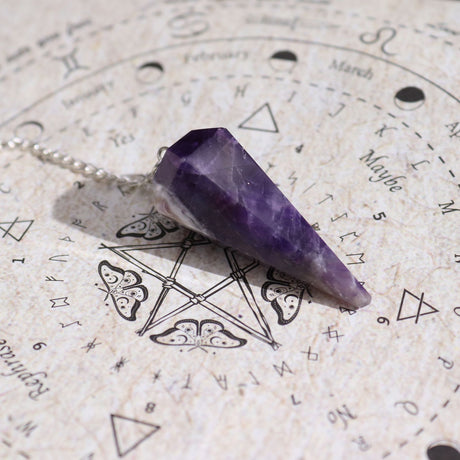Ancient Witch Spell Incense – Seduction – Amethyst Pendulum