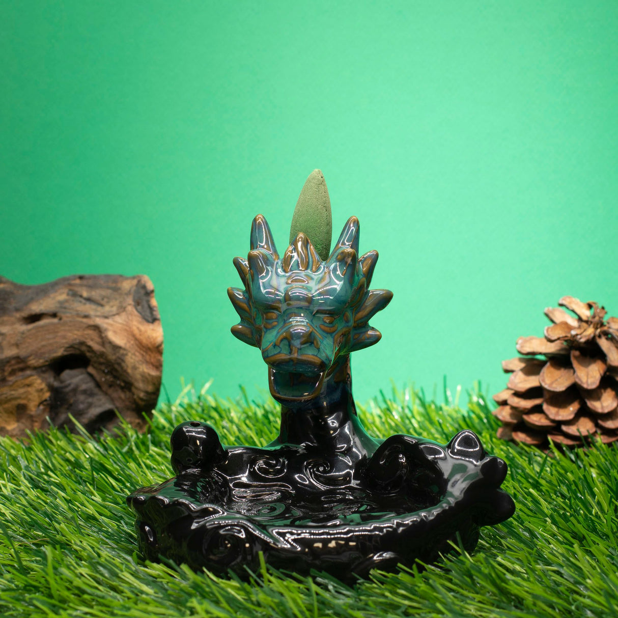 Backflow Incense Burner – Large Dragon Pool