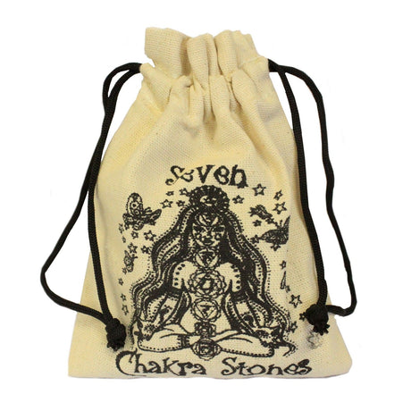 Chakra steinsett, 7 store ovale steiner