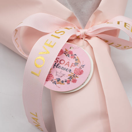 Ramo Grande de Rosas Rosadas – El Amor es Eterno – Tarjeta de Regalo