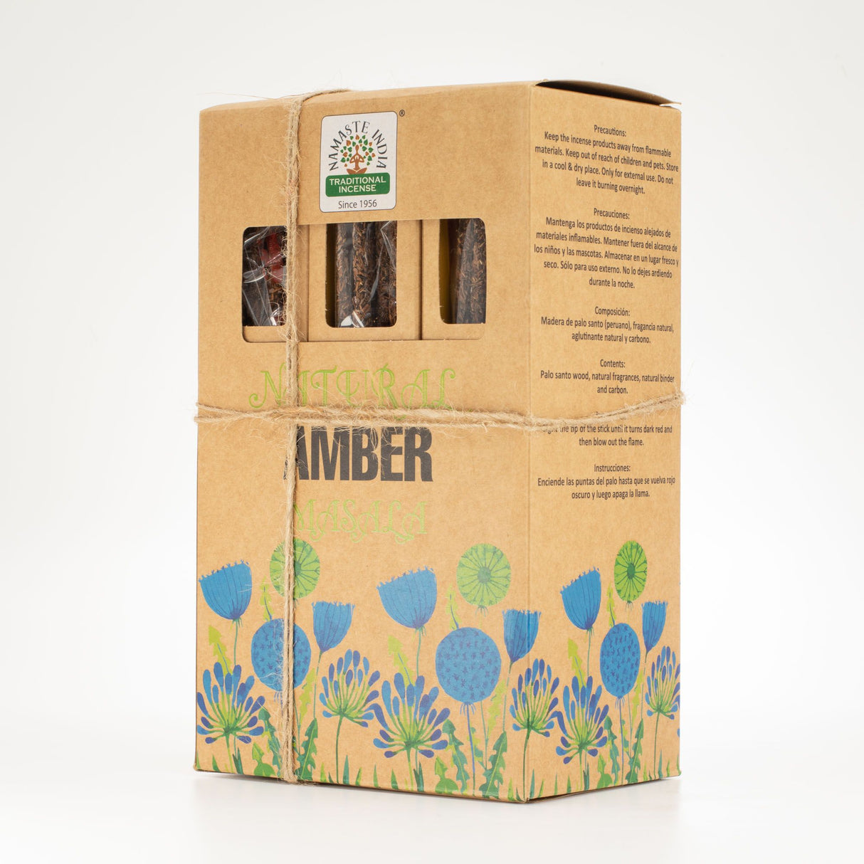 Natural Botanical Masala Incense – Amber
