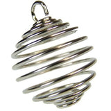 Spirál ketrec medálok kristályokhoz 20 mm