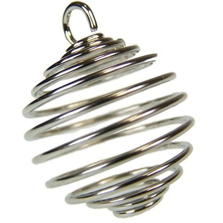 Spirál ketrec medálok kristályokhoz 20 mm