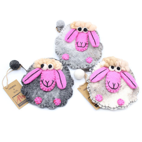 Zipper Pouch Happy Sheep Assorted