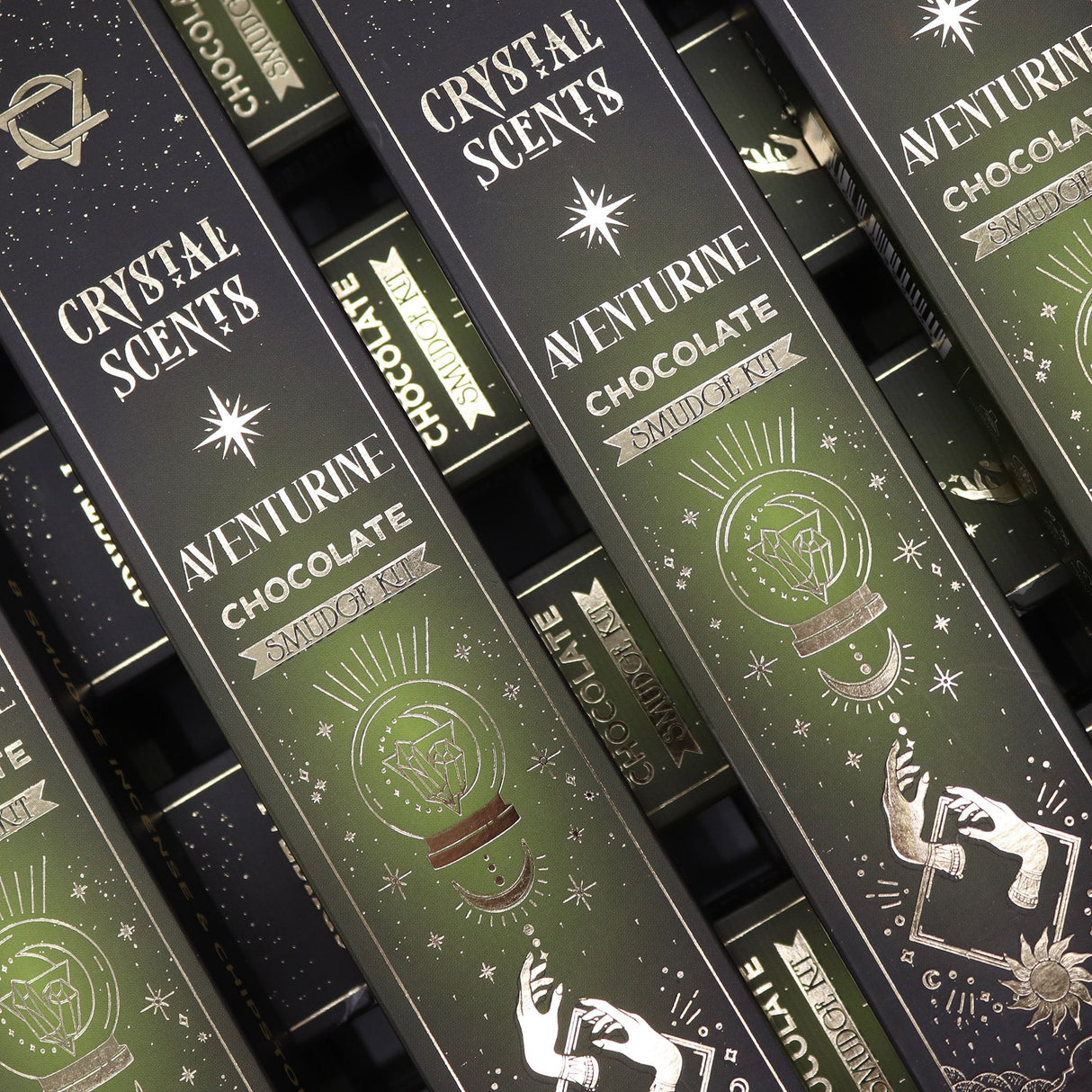 Aventurijn Kristal Geur Smudge Wierook – Chocolade
