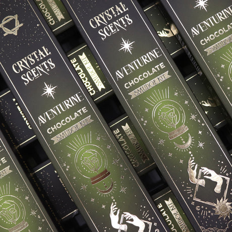 Aventurijn Kristal Geur Smudge Wierook – Chocolade