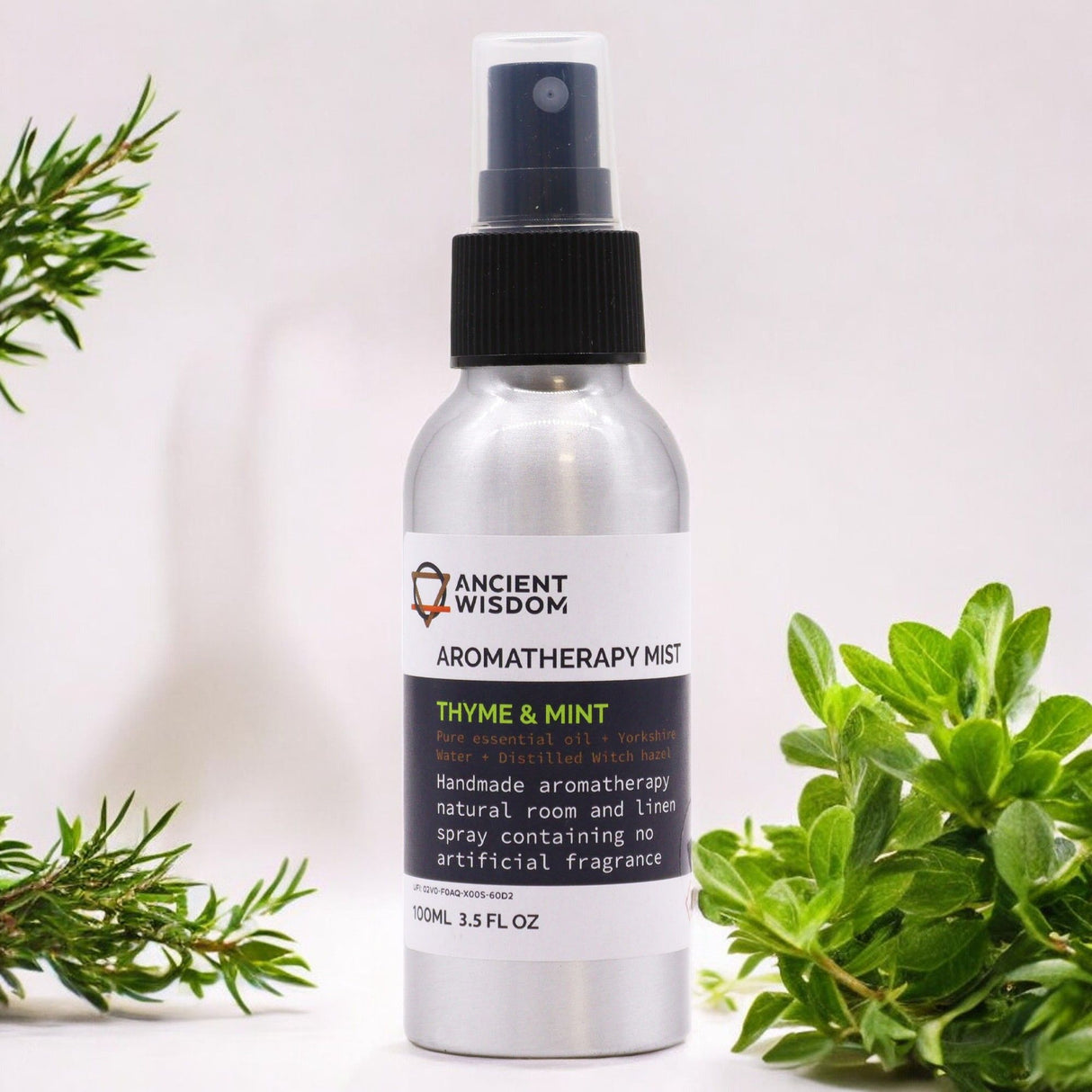 Ароматический спрей для комнаты с эфирным маслом тимьяна и мяты 100ml