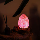 DriftGlow Lamp Crackle Lotus Flower Shade – Purple