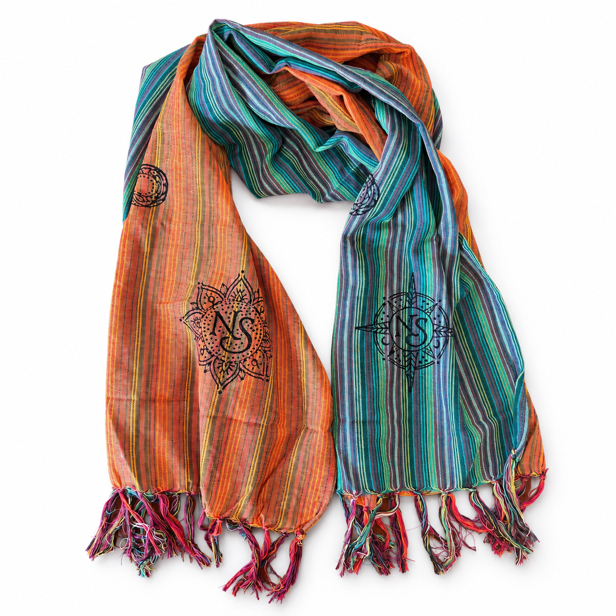 Nomad Sari - Travel Blessing Scarf - 170 × 50 cm - Pilgrims Dawn