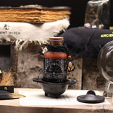 Ancient Witch Bath Spell Potion & Citrine Crystal Amulet – Success