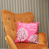 Cotton Cushion Covers Leaf Print Set of 3