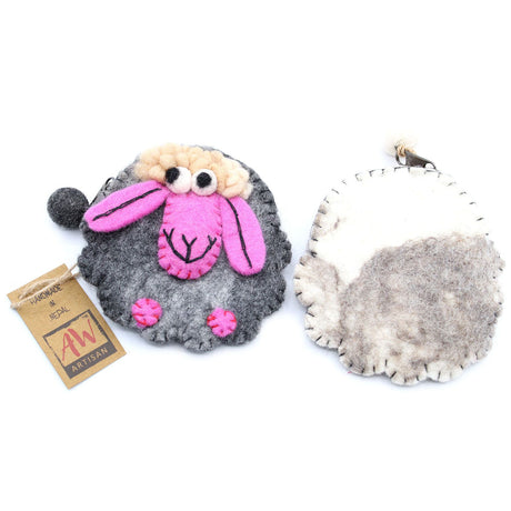 Zipper Pouch Happy Sheep Assorted