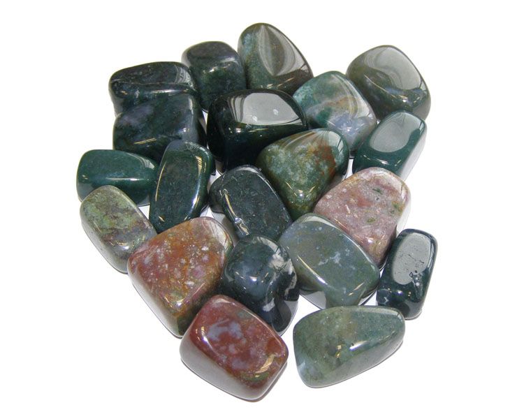 Piedras pulidas de jaspe de lujo, 24 unidades