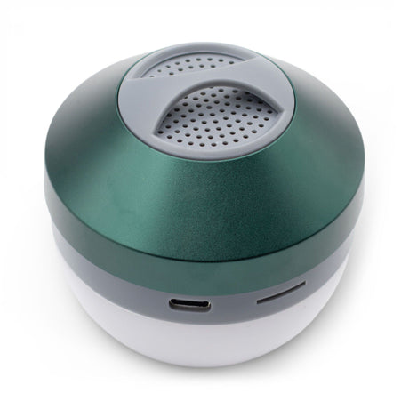 Green Camping Hanging Light and Mini Speaker