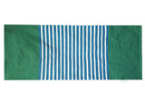 Covor runner, bumbac albastru-verde 70x170 cm