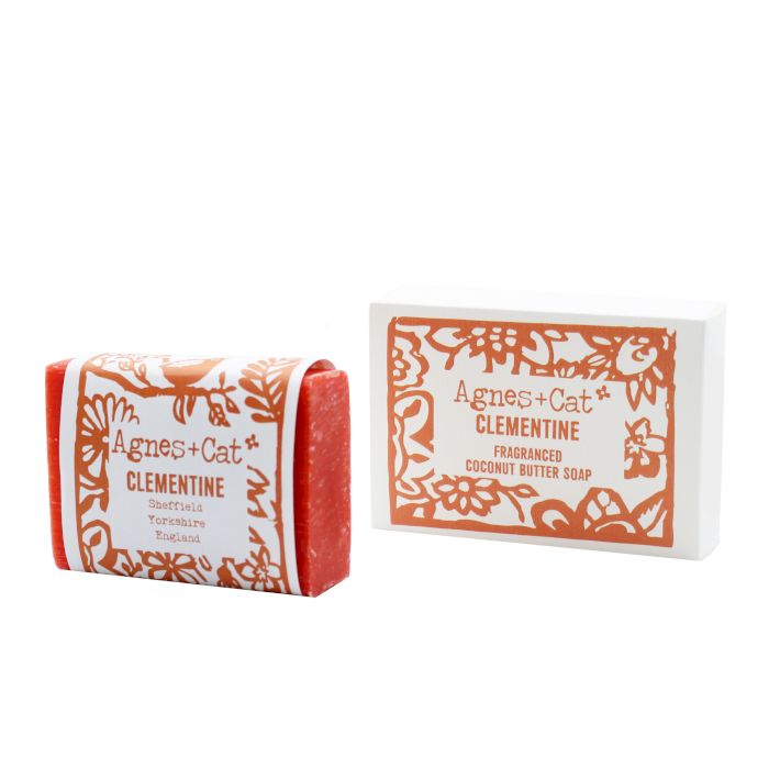 Ručne vyrobené mydlo Clementine 140g s kokosovým maslom