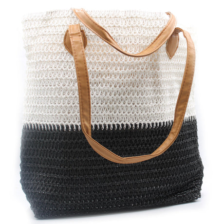 Tote Bag - Black & White - SHAMTAM.COM