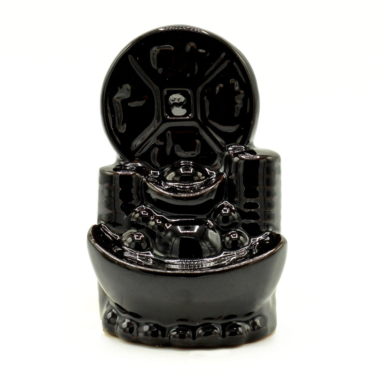 Backflow Incense Burner - Ancient Chinese Coin - SHAMTAM.COM