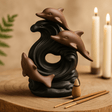 Backflow Incense Burner Dolphin Wave - SHAMTAM.COM