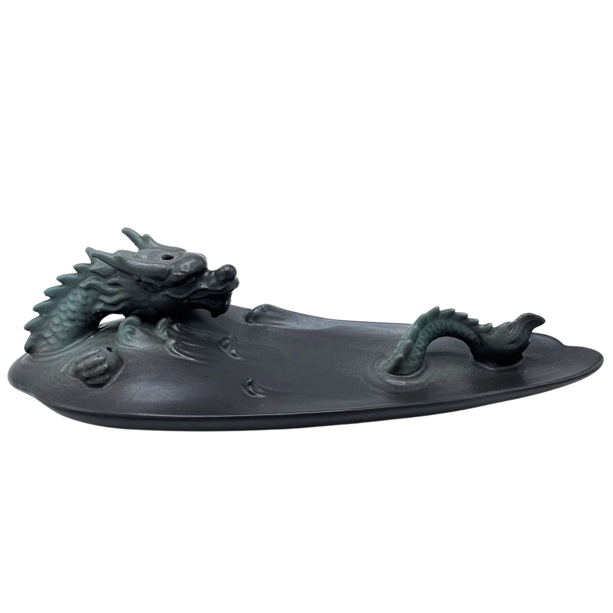 Backflow Incense Burner - Dragon in Pool with Surprising Details - SHAMTAM.COM