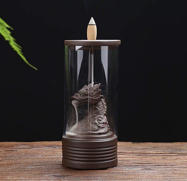 Backflow Incense Burner - Dragon Waterfall - SHAMTAM.COM