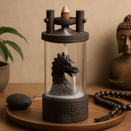 Backflow Incense Burner - Dragon Waterfall - SHAMTAM.COM