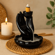 Backflow Incense Burner Hand and Lotus Flower - SHAMTAM.COM