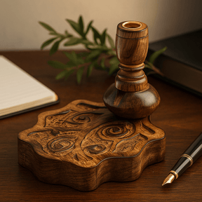Backflow Incense Burner Mango Wood Tree of Life - SHAMTAM.COM